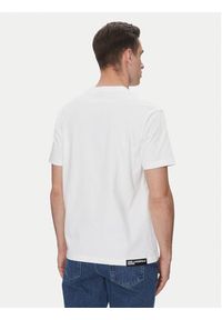 Karl Lagerfeld Jeans T-Shirt A2M17038 Biały Regular Fit. Kolor: biały. Materiał: bawełna #4