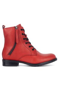 Lasocki Trzewiki WI16-CORA-16 Czerwony. Kolor: czerwony. Materiał: skóra #1
