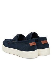 TOMMY HILFIGER - Tommy Hilfiger Półbuty Modern Light Hybrid Suede Boat S FM0FM05352 Granatowy. Kolor: niebieski. Materiał: skóra, zamsz #3