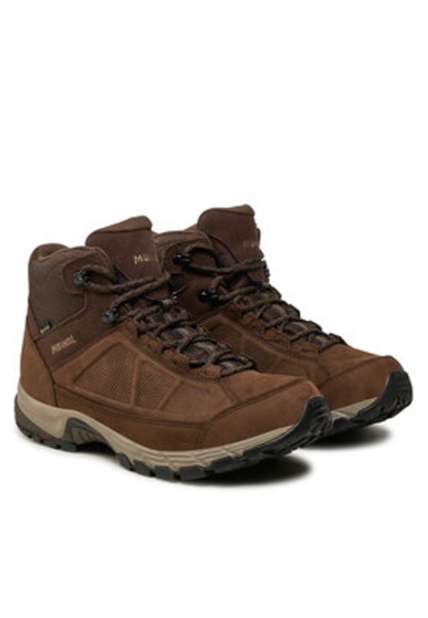 MEINDL - Meindl Trekkingi Orlando Mid GTX Gore-Tex 5566/46 Brązowy. Kolor: brązowy. Materiał: skóra, nubuk. Technologia: Gore-Tex. Sport: turystyka piesza