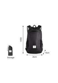 Plecak Turystyczny Naturehike Ultralight Foldable 18L Nh17A012-B. Kolor: czarny