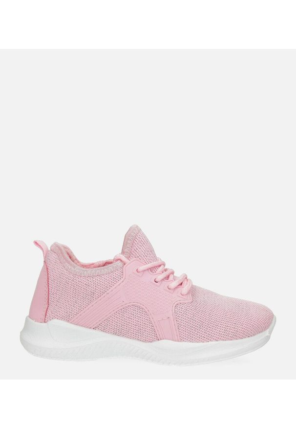 Casu - Różowe buty sportowe sznurowane casu ren1449nt. Kolor: różowy