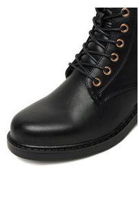 DeeZee Trzewiki HX24022-1 Czarny. Kolor: czarny. Materiał: materiał #6