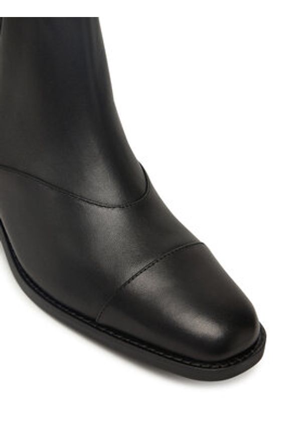 Coccinelle Sztyblety E4 T75 42 01 01 Czarny. Kolor: czarny. Materiał: skóra