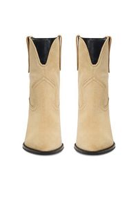 Badura Kowbojki EO-BRAYLE-121881 Beżowy. Kolor: beżowy. Materiał: zamsz, skóra #3