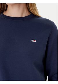 Tommy Jeans Bluza Fleece DW0DW09227 Granatowy Regular Fit. Kolor: niebieski. Materiał: syntetyk #6