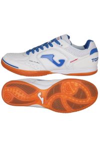Buty piłkarskie Joma Top Flex 2122 In M TOPS2122IN białe białe. Kolor: biały. Materiał: skóra, syntetyk. Sport: piłka nożna #5