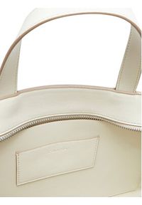Calvin Klein Jeans Torebka Sculpted Mini Ew Tote LV04K3111G Biały. Kolor: biały. Materiał: skórzane #3