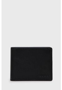 Hugo - HUGO portfel skórzany 50470761 męski kolor czarny. Kolor: czarny. Materiał: skóra #1