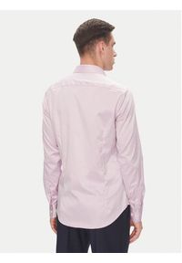 Calvin Klein Koszula LV019EU035 Różowy Slim Fit. Kolor: różowy. Materiał: bawełna
