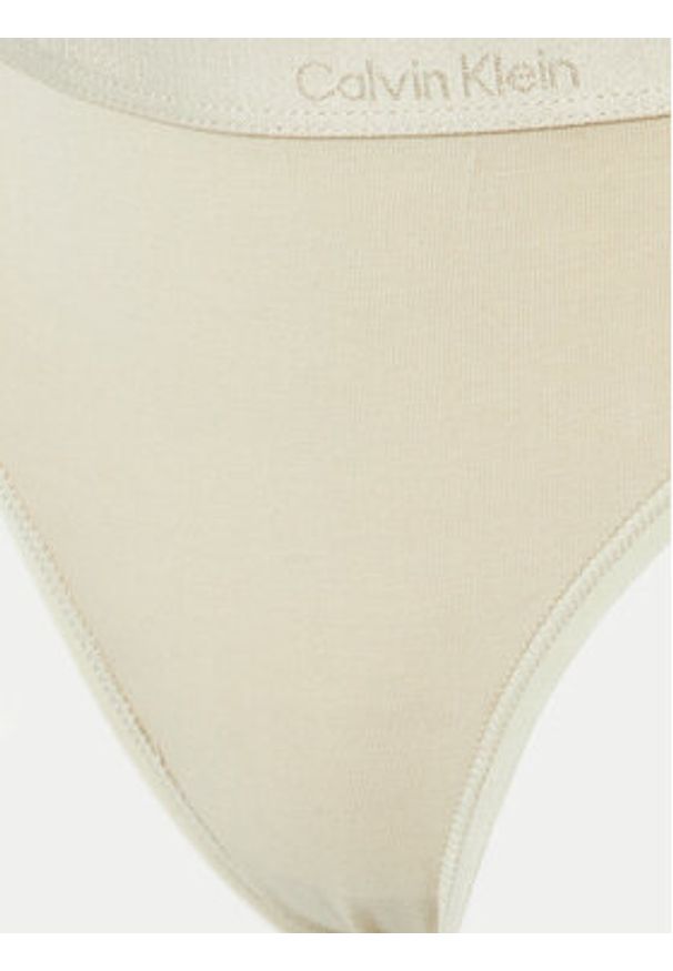 Calvin Klein Underwear Komplet fig Bikini 3pk 000QD5243E Kolorowy. Materiał: bawełna. Wzór: kolorowy