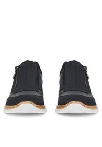 Rieker Sneakersy N42F3-14 Granatowy. Kolor: niebieski. Materiał: materiał #7