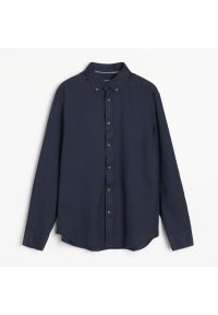 Reserved - Koszula regular fit - Granatowy. Kolor: niebieski #1