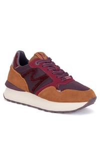 MEXX Sneakersy MI001009643W-01 Bordowy. Kolor: czerwony. Materiał: skóra #3