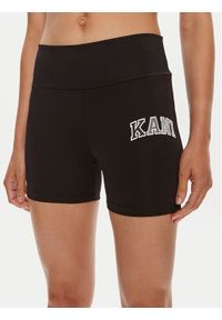 Karl Kani Szorty sportowe Small Serif 6113125 Czarny Slim Fit. Kolor: czarny. Materiał: syntetyk