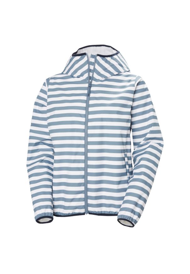 Damska kurtka wodoodporna Helly Hansen Graphic. Kolor: niebieski