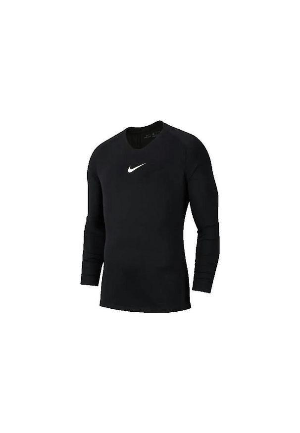 Longsleeve termoaktywny męski Nike Dri-FIT Park First Layer. Kolor: czarny. Materiał: syntetyk. Długość rękawa: długi rękaw. Technologia: Dri-Fit (Nike). Sport: piłka nożna