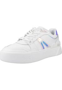 Tenisówki Lacoste Model L002 Evo Leather Kolor Biały. Kolor: biały. Materiał: tkanina, materiał, skóra, syntetyk