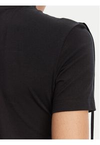 Versace Jeans Couture T-Shirt 78HAHE01 Czarny Slim Fit. Kolor: czarny. Materiał: bawełna #5