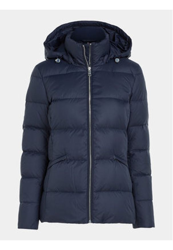 TOMMY HILFIGER - Tommy Hilfiger Kurtka puchowa WW0WW38934 Granatowy Regular Fit. Kolor: niebieski. Materiał: syntetyk, puch