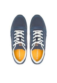 CATerpillar Sneakersy P110196 Granatowy. Kolor: niebieski. Materiał: materiał, mesh #4