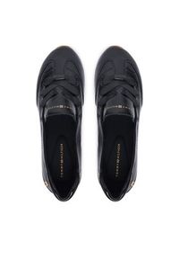 TOMMY HILFIGER - Tommy Hilfiger Baleriny Bella Ballet Sneaker FW0FW09449 Czarny. Kolor: czarny. Materiał: skóra #6
