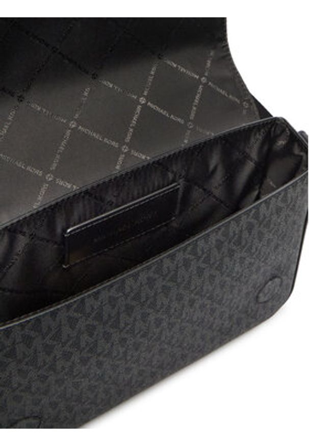 MICHAEL Michael Kors Saszetka 33S6LHDM6B Czarny. Kolor: czarny. Materiał: skóra