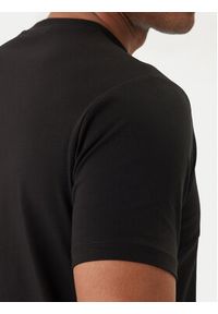 Karl Lagerfeld - KARL LAGERFELD T-Shirt 755780 500235 Czarny Regular Fit. Typ kołnierza: dekolt w karo. Kolor: czarny. Materiał: bawełna #4