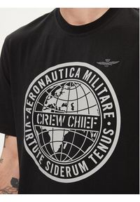 Aeronautica Militare T-Shirt 241TS2208J635 Czarny Regular Fit. Kolor: czarny. Materiał: bawełna