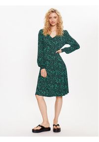 Fransa Sukienka codzienna 20611792 Zielony Slim Fit. Okazja: na co dzień. Kolor: zielony. Materiał: wiskoza. Typ sukienki: proste. Styl: casual #3