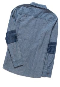 Lee - KOSZULA JEANSOWA DAMSKA LEE ONE POCKET SHIRT INDIGO L45QBMDK. Materiał: jeans #3