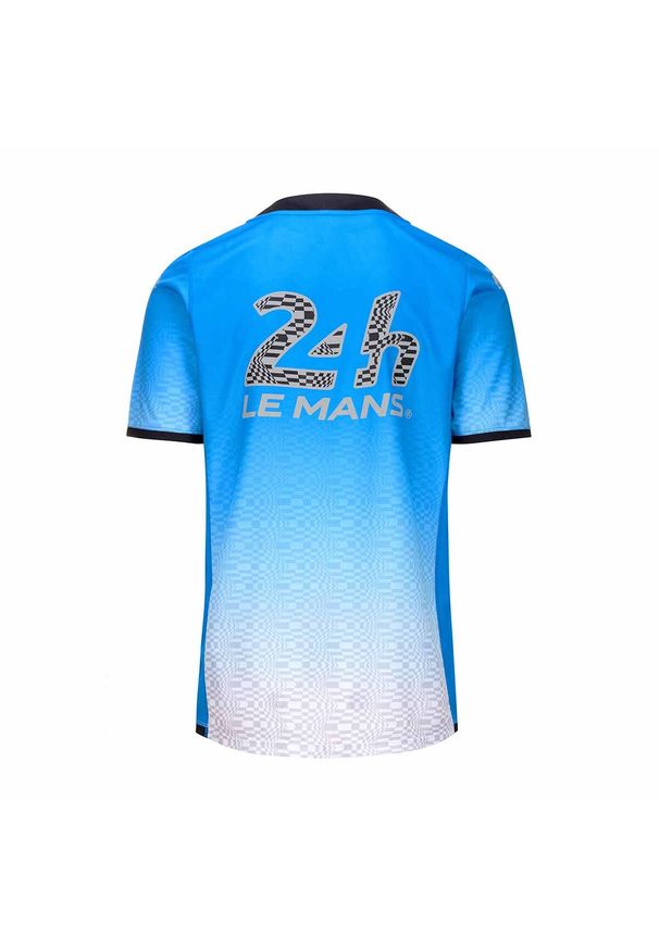 Koszulka dziecięca Kappa 24h Le Mans. Kolor: niebieski, biały, wielokolorowy. Sport: kolarstwo
