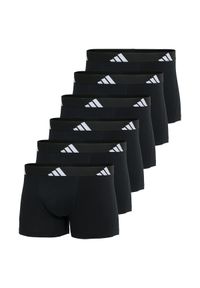 Adidas - Bokserki Active Flex Cotton 6 pak. Kolor: czarny. Materiał: bawełna, elastan. Sport: fitness #1