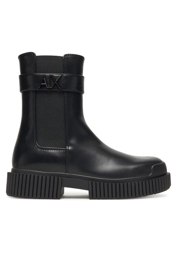 Botki Armani Exchange. Kolor: czarny