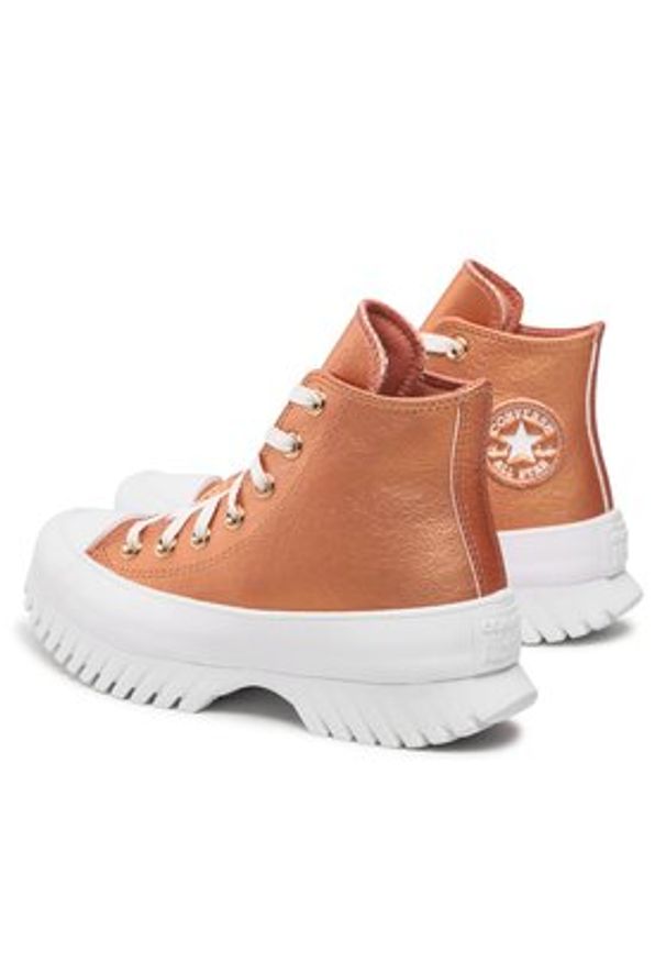 Converse Trampki Chuck Taylor All Star Lugged 2.0 Hi A01304C Pomarańczowy. Kolor: pomarańczowy. Materiał: materiał