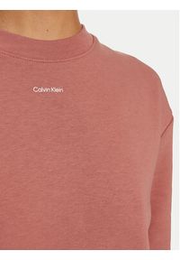 Calvin Klein Bluza Nano Logo K20K208329 Różowy Regular Fit. Kolor: różowy. Materiał: syntetyk, bawełna #4