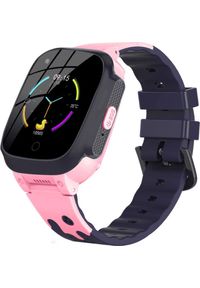 Smartwatch Active Band G4HP Czarno-różowy. Rodzaj zegarka: smartwatch. Kolor: wielokolorowy, czarny, różowy