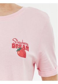 only - ONLY T-Shirt Kita 15291465 Różowy Regular Fit. Kolor: różowy. Materiał: bawełna #2
