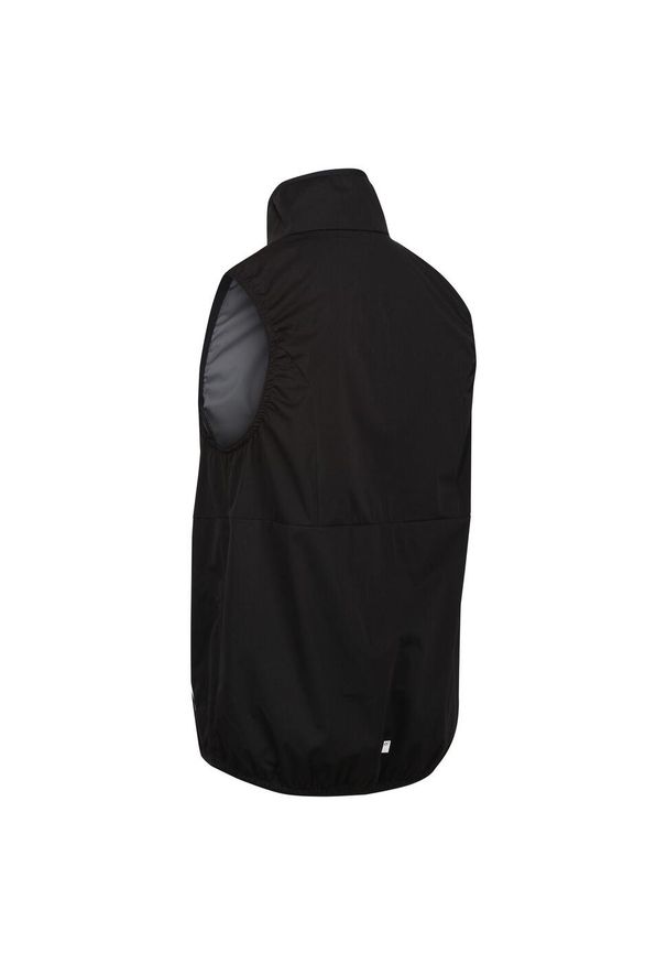 Kamizelka turystyczna męska Lankin Regatta softshell. Kolor: czarny. Materiał: syntetyk. Długość rękawa: bez rękawów