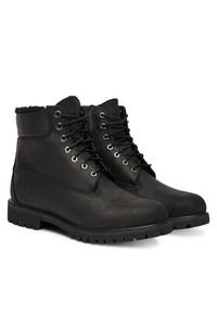 Timberland Trapery Premium 6-Inch Waterproof Winter TB1A2E2P0011 Czarny. Kolor: czarny. Materiał: nubuk, skóra #6
