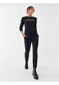 Liu Jo Sport Spodnie dresowe TF3076 FS576 Czarny Regular Fit. Kolor: czarny. Materiał: dresówka, wiskoza #4