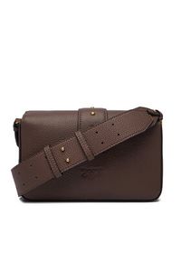 Pinko - PINKO Torebka Love One Mini Slouchy Fl Al 25-26 104340 A2OX Bordowy. Kolor: czerwony. Materiał: skórzane