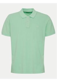 Blend Polo 20716907 Zielony Regular Fit. Typ kołnierza: polo. Kolor: zielony. Materiał: bawełna
