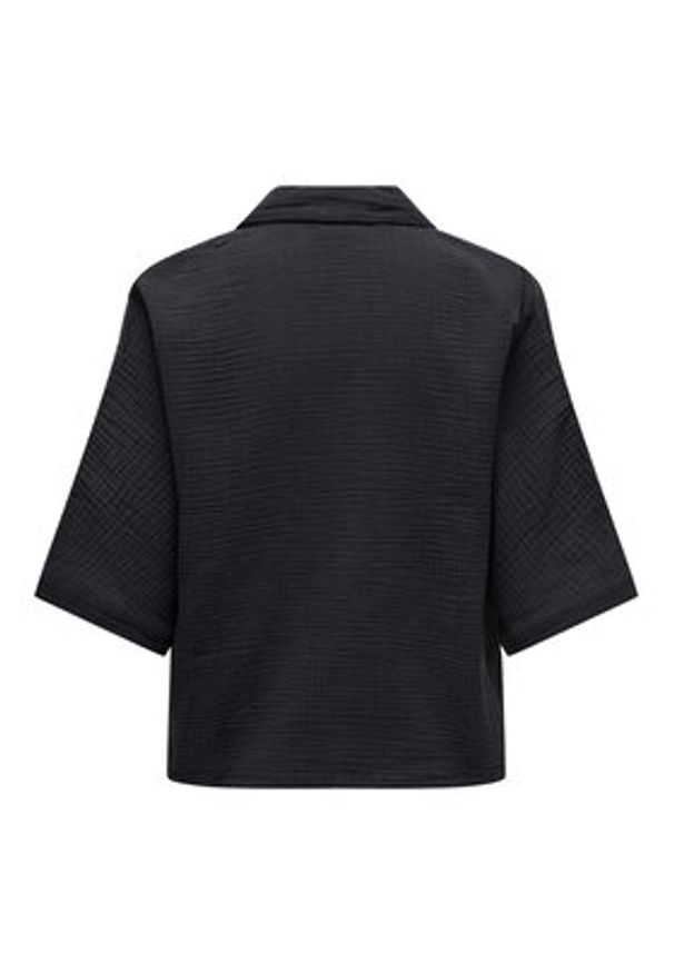only - ONLY Koszula Thyra 15267839 Czarny Regular Fit. Kolor: czarny. Materiał: bawełna