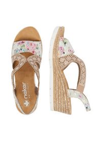 Rieker Sandały CEO-61916-90 Beżowy. Kolor: beżowy. Materiał: skóra #6