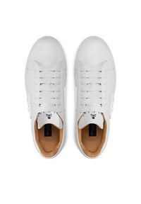 Philipp Plein - PHILIPP PLEIN Sneakersy Lo-Top Sneakers FACS USC0474 PLE025N Biały. Kolor: biały. Materiał: skóra