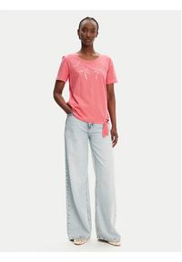 Olsen T-Shirt 11104823 Różowy Regular Fit. Kolor: różowy. Materiał: bawełna #3