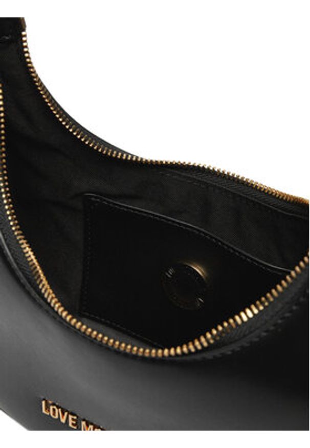 Love Moschino - LOVE MOSCHINO Torebka JC4048PP1MLF0000 Czarny. Kolor: czarny. Materiał: skórzane