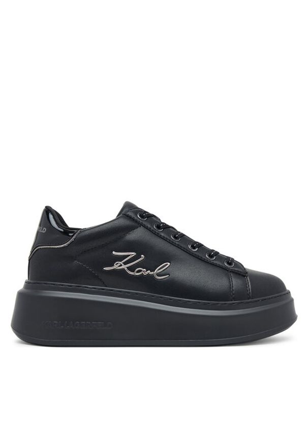 Karl Lagerfeld - KARL LAGERFELD Sneakersy Anakapri KL63513 Czarny. Kolor: czarny. Materiał: skóra