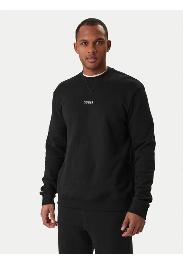 Guess Bluza Z6RQ19 KAIJ1 Czarny Regular Fit. Kolor: czarny. Materiał: bawełna